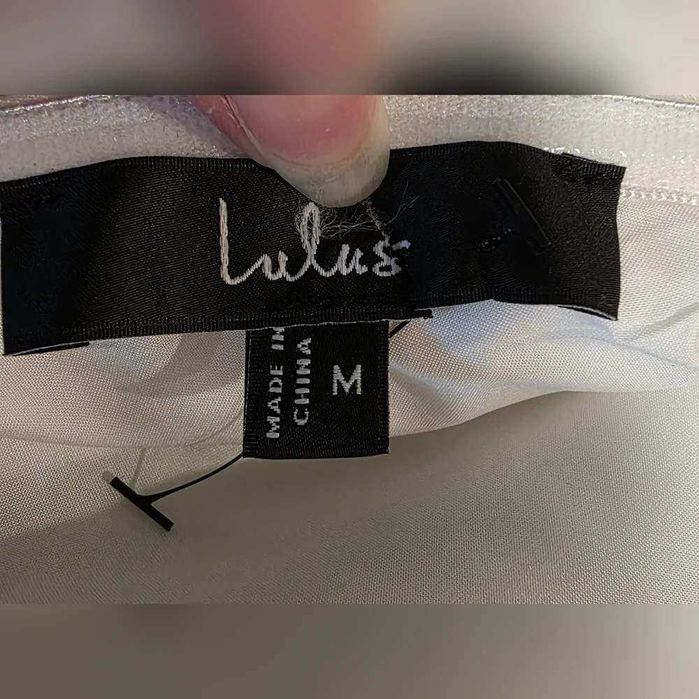 Lulu's White Long-Sleeve Mini Dress with Back Bow - Picture 8 of 10